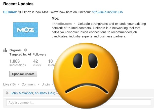 No way to rename company pages on linkedin