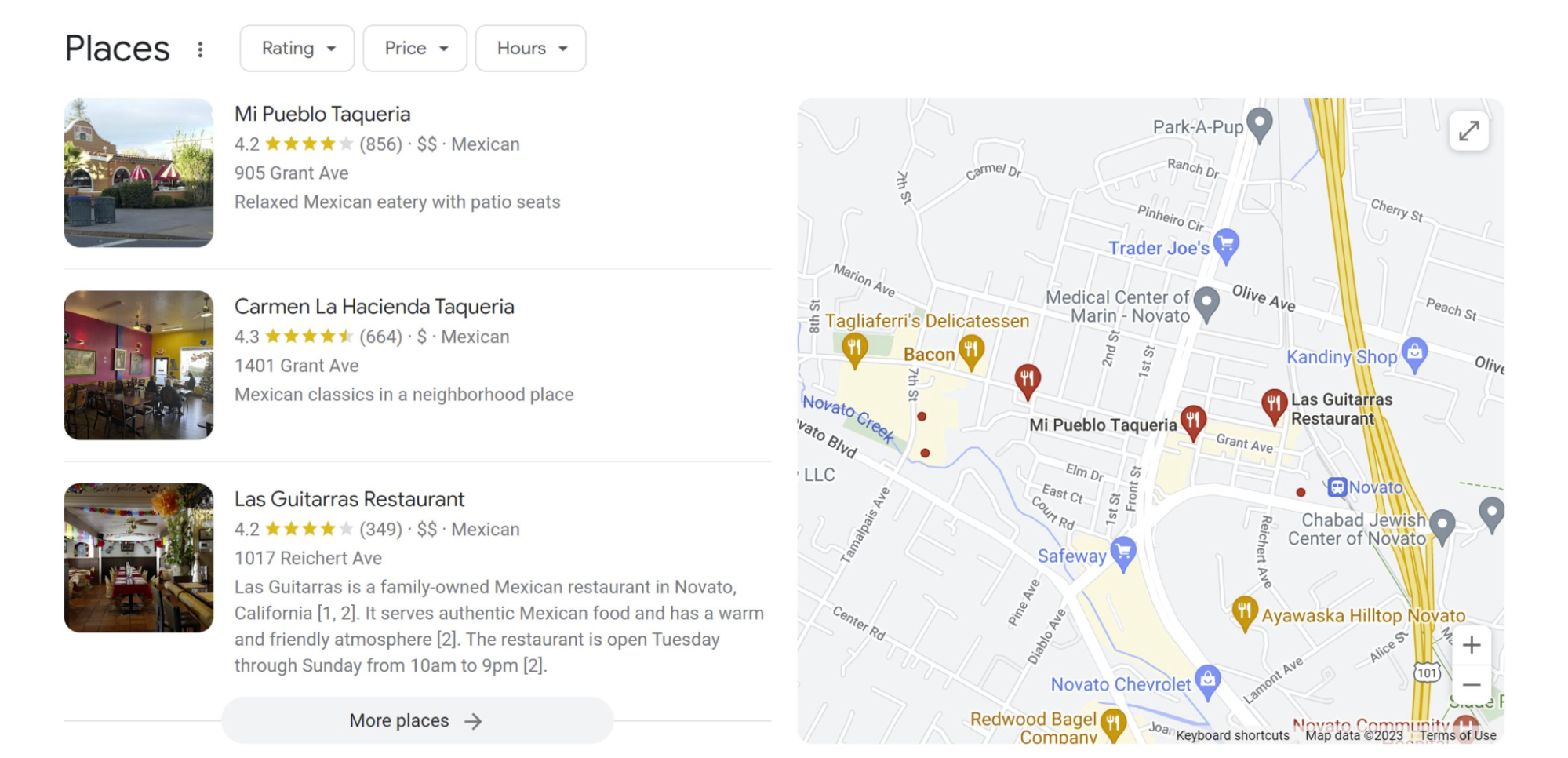 A local listing overview description contains mysterious footnotes that don't link to anything.