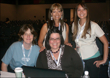 Keri Morgret, Jen Lopez, Dana Lookadoo and Virginia Nussey at SES