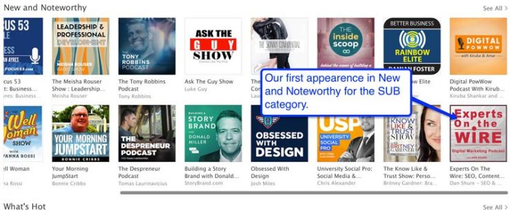 Made it into New and Noteworthy category on Day 28