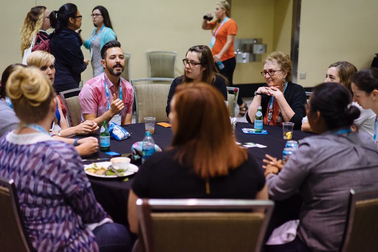 Birds of a feather MozCon table from 2015